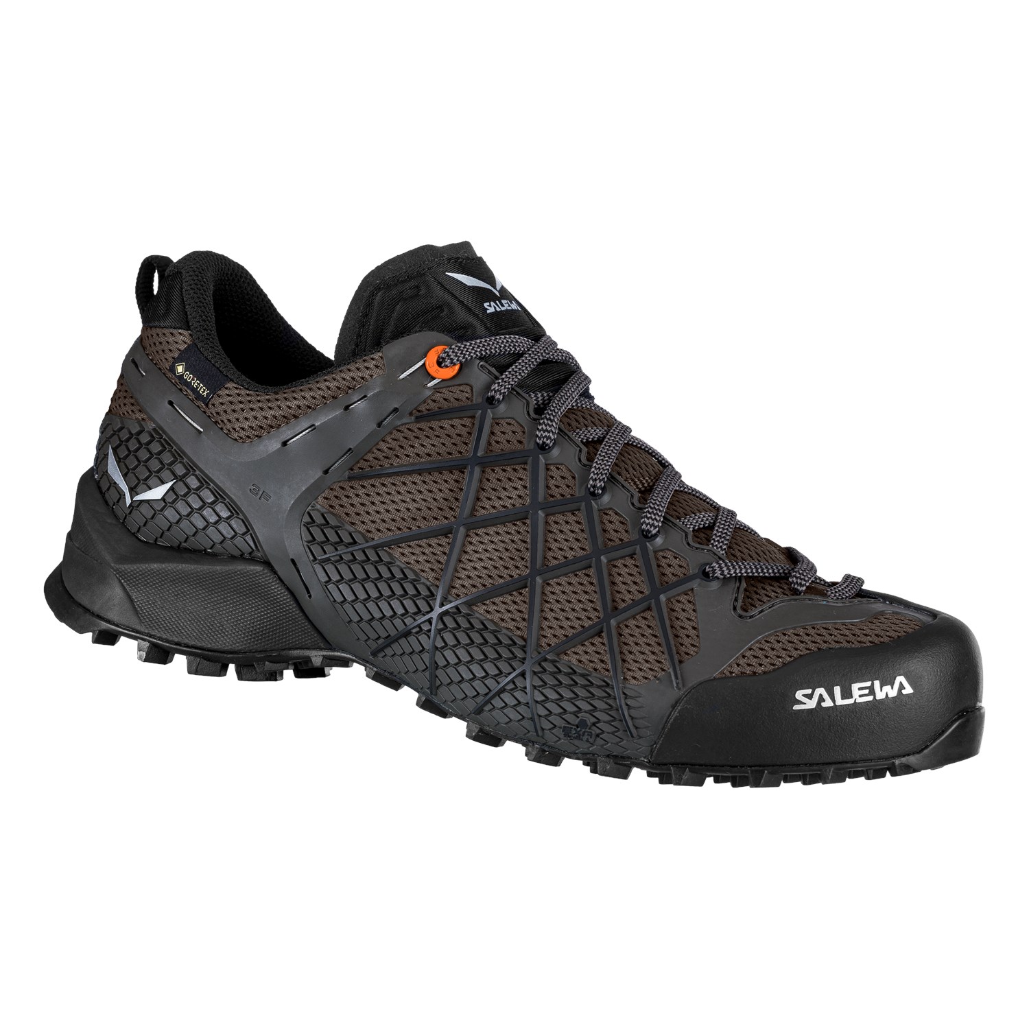 Zapatillas de Aproximación Hombre Chile - Salewa Wildfire GORE-TEX® - Negras/Verde Oliva - PUVF-2176